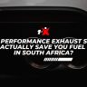 exhaust fuel savings