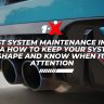 Exhaust System Maintenance